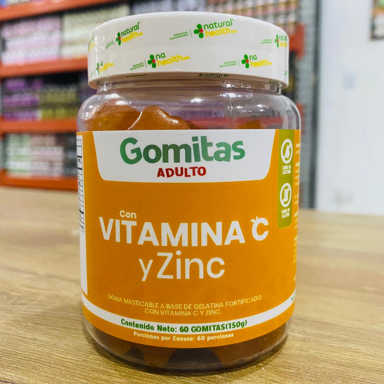GOMITAS VITAMINA C Y ZINC